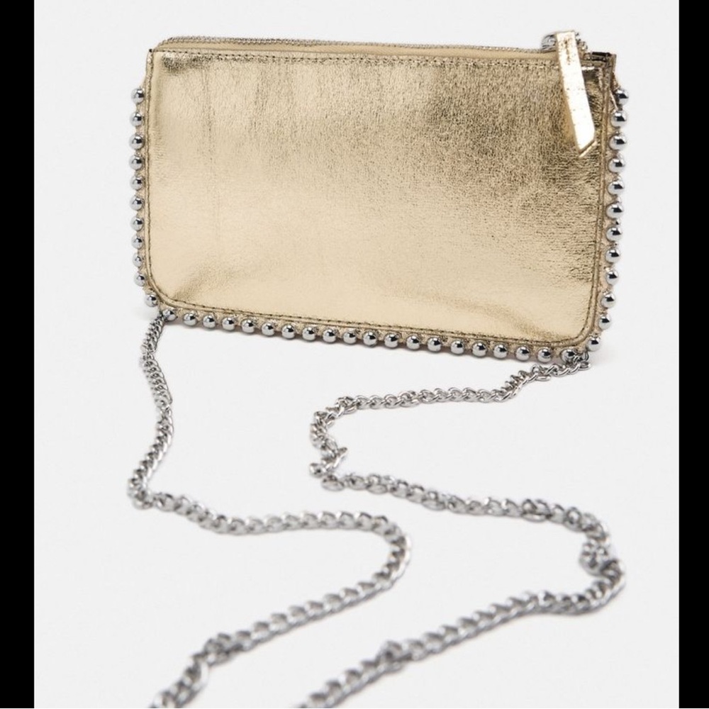 Zara Studded Crossbody Bag
